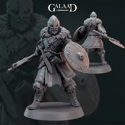 Male Norse + Modular von Galaad Miniatures aus Norse Fighter Release + Modular
