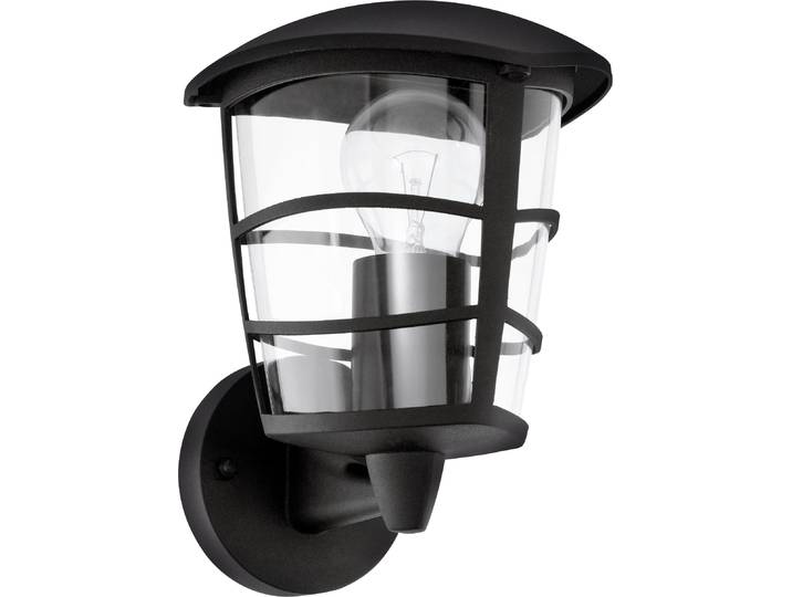 Eglo 93097 Aloria Applique murale d'extérieur noir clair