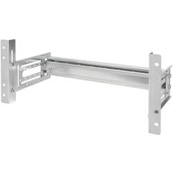 Digitus 483 mm (19“)-Hutschienenträger, 4HE Montagezubehör Schraubbefestigung, Front, Frontbefestigung, Gehäuse, Hutschiene Unbestückt Silber, Metall DN-19-DIN-4U