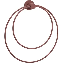 Hübsch Handtuchhalter rund Bordeauxrot