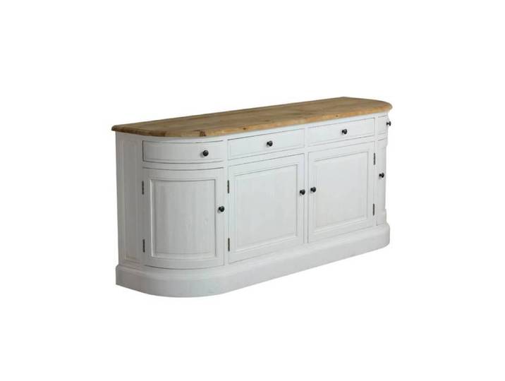 Buffet en bois recyclé blanchi 180 cm Garance