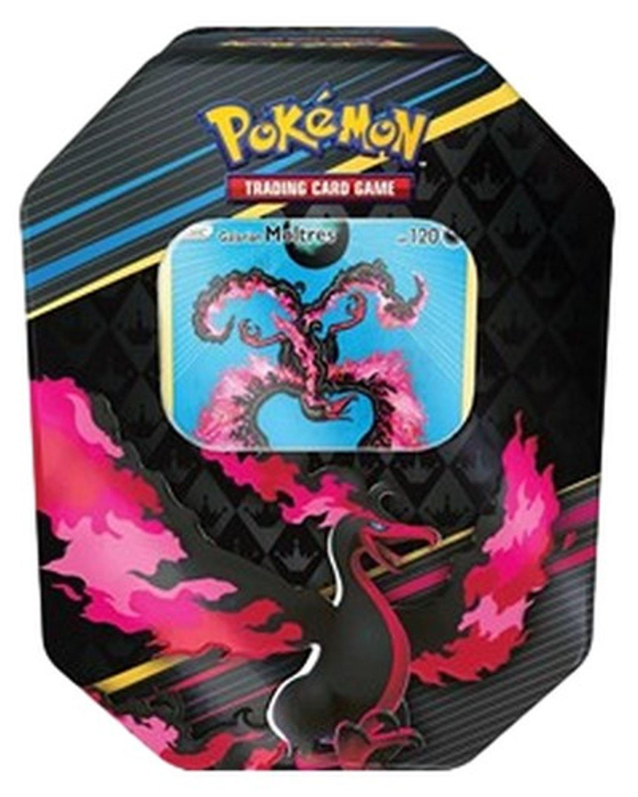 Pokemon Crown Zenith Galarian Moltres Tin van The Pokemon Company
