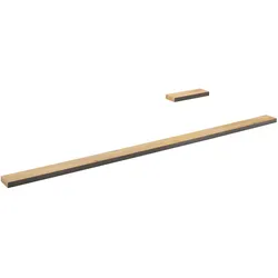 Eckleiste Unit Anthrazit/Weiß/Eichefarben