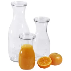 Contacto Saftflasche aus Glas 1 l
