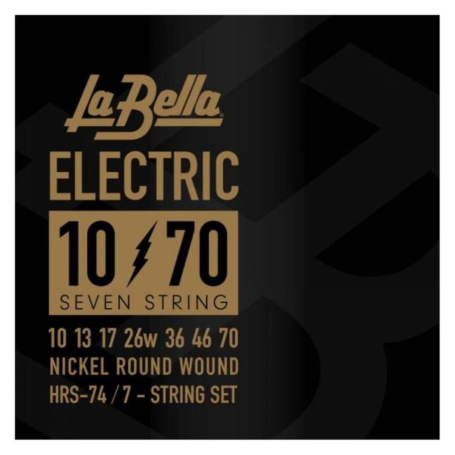La Bella HRS-74, 7-string 010/046+070 (7x, E-Gitarre, Gitarre, 0.07") (47588121)