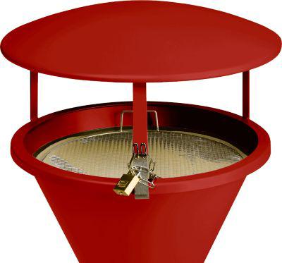 Dach für Standascher, rot