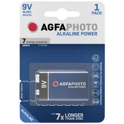 AgfaPhoto 6LR61 9 V Block-Batterie Alkali-Mangan 9 V 1 St.