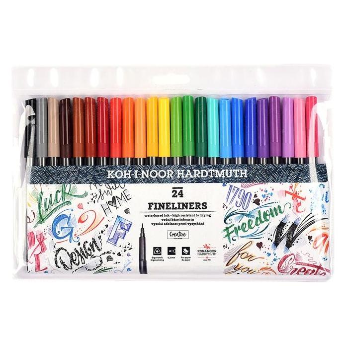 Koh-i-Noor Fineliner 24 Farben (24x) (356842)