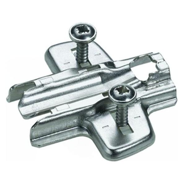 Hettich Kreuzmontageplatten Sensys/Intermat 8099, Eckmontage (Nagelplatte, 1 Stk.) (909180000)
