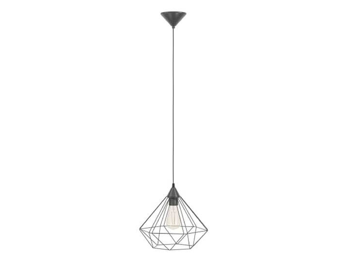 Eglo Lustre TARBES\, suspension à flamme vintage au look rétro\, matériau : acier\, plastique\, couleur : noir\, douille : E27\, Ø 32\,5 cm