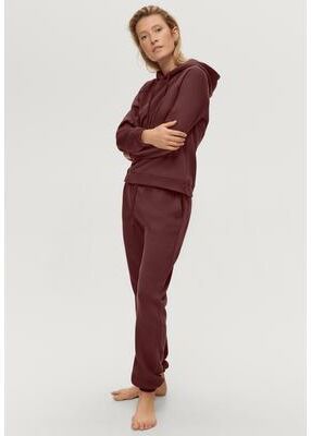 Plus Size Women's Ellos Studio Fleece Hooded Sweatshirt by Ellos Studio in Raisin (Size 34/36)