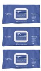 Uriage Mustela Bébé Lingettes Nettoyantes Douceur Lot de 4 x 70 Lingettes - Lot 3 x 70 lingettes