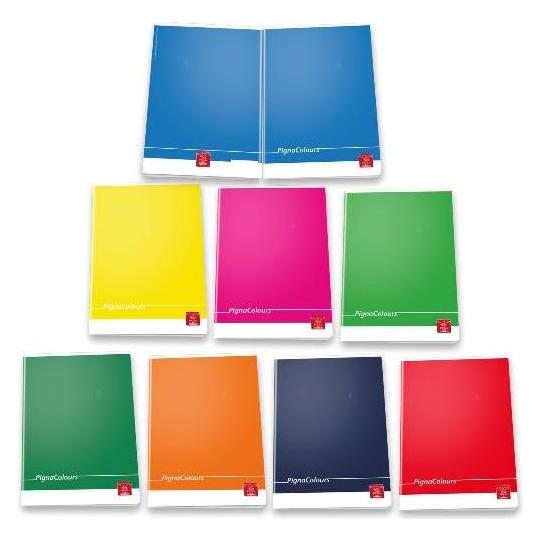 Pigna 10er-Pack Maxi-Notizbücher Farben 42 (A4, Weicher Einband) (02308754M)