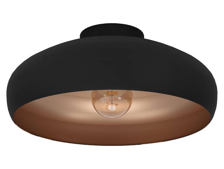 EGLO Plafonnier MOGANO noir et cuivre 94547