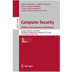 Computer Security. ESORICS 2023 International Workshops, Fachbücher