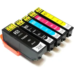 Kompatibel 5er Set Epson T2636, Eisbär, 26XL, C13T26364010 Druckerpatronen Tinte von D&C