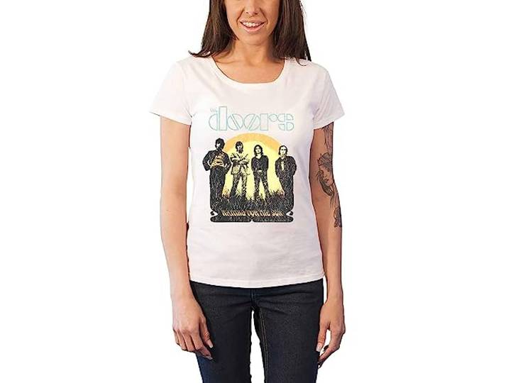 T-Shirt # Xl White Femmina # Waiting For The Sun