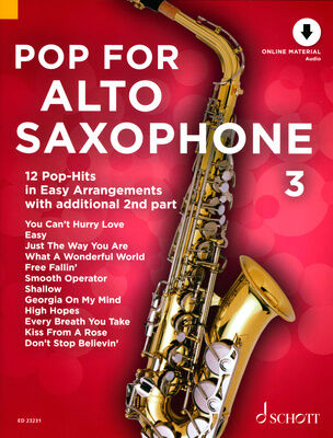 Schott Pop For Alto Saxophone 3