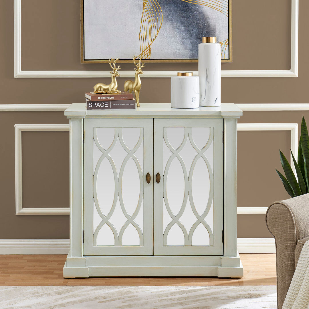 World Menagerie Morgantown 96cm Sideboard Cream 90cm H X 96cm W X 46cm D
