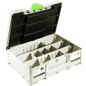 Festool Sortimentskasten Systainer SORT-SYS3 M 137, 39,6 x 13,7 x 29,6cm, Kunststoff, mit 11 Fächern