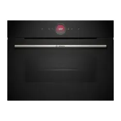 CBG7341B1 Einbau-Kompaktbackofen 45cm schwarz TFT-Touchdisplay 12Heizarten HomeConnect BoschAssist