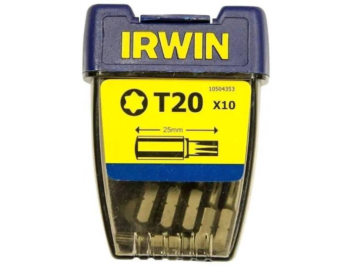 Irwin Schroefbit Torx T20 - 25 mm - 10 Stuks