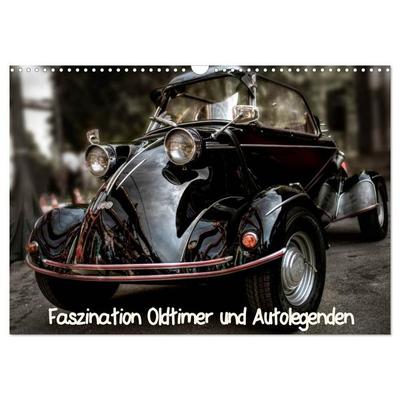 Faszination Oldtimer und Autolegenden (Wandkalender 2027 DIN A3 quer), CALVENDO Monatskalender