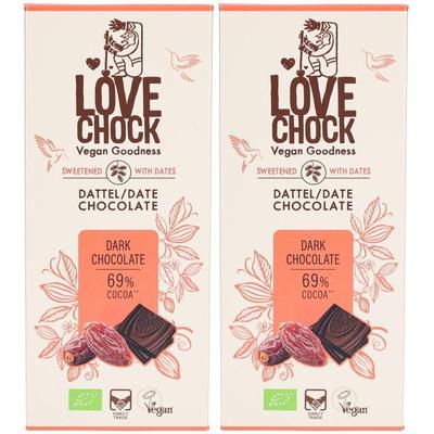 Lovechock Date Chocolate Dark 2x 2x70 g