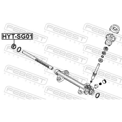 FEBEST Buchse, Lenkwelle HYT-SG01 für HYUNDAI