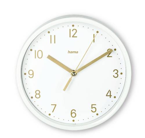 Hama 00185869 Quarz Tischuhr Weiß