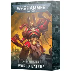 Games Workshop Warhammer 40k - Datacards V.10 World Eaters (Fr) (Karton)