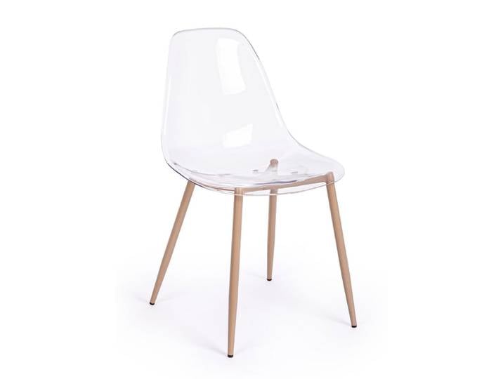 Set 6 chaises polycarbonate transparentes