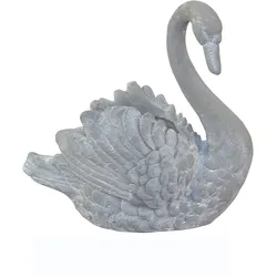 möbel direkt online Pflanzgefäß Schwan grau