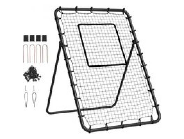 VEVOR Filet de rebond pour baseball et softball, 1219,2 x 1828,8 mm, filet de l'entraînement de baseball avec cible de lancement, entraîneur à 5 angles réglables pour pratique du terrain et du lancer