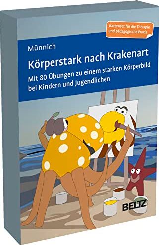 Marny Münnich - Körperstark nach Krakenart: Mit 80 Übungen zu einem starken Körperbild bei Kindern und Jugendlichen. Kartenset für die therapeutische und pädagogische ... 9,8 x 14,3 cm. (Beltz Therapiekarten) - Preis vom 18.10.2026 19:22:15 h