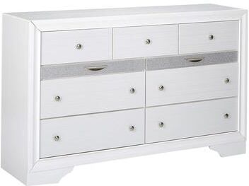 Benzara Adolescent Dresser, White