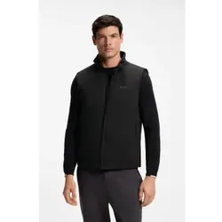 BOSS für Herren. 50551055 Schwarze Weste X (M), Lässig, Synthetisch