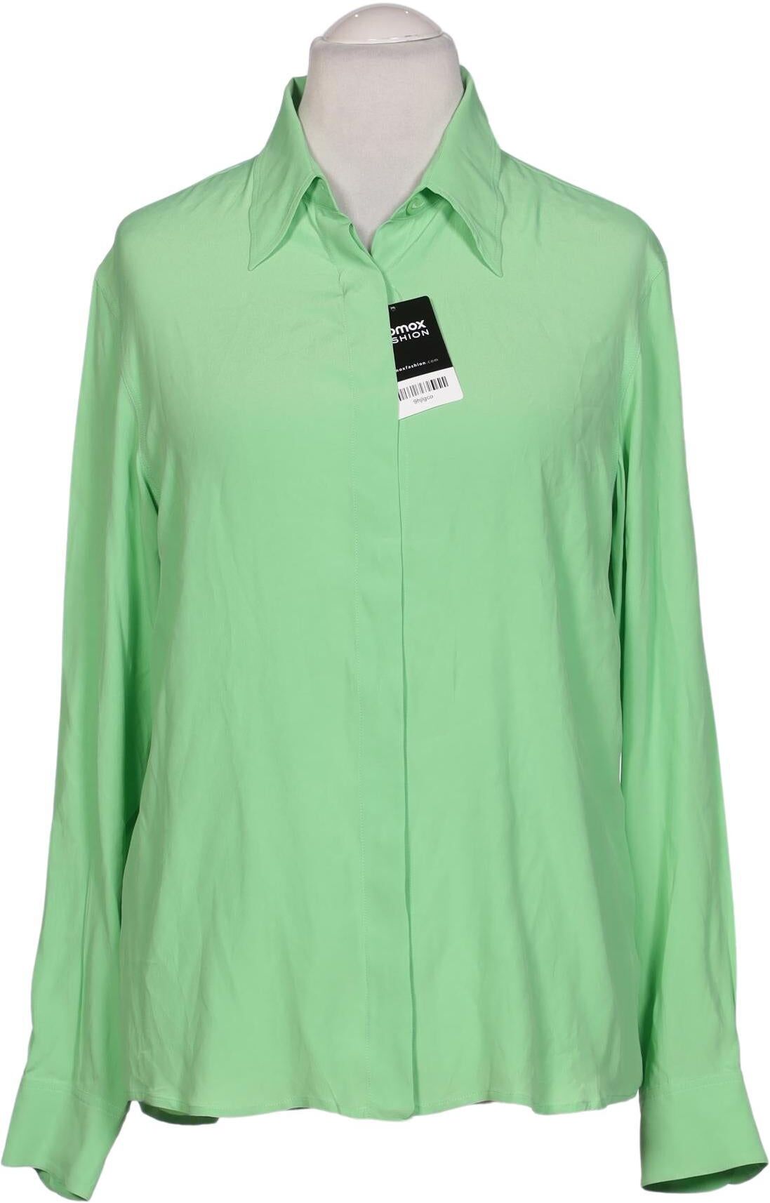 Dries van Noten Damen Bluse, Hellgrün, Gr. EU 40 (FR 42), Viskose / Seide - Second Hand