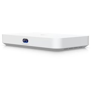 UbiQuiti Gateway UniFi Cloud Gateway Fiber, UCG-FIBER, Desktop, bis 5 Gbit/s Firewall, VPN, 5x LAN, PoE+, 2x WAN