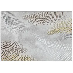 Webteppich   ¦ grau ¦ Synthetische Fasern ¦ Maße (cm): B: 120