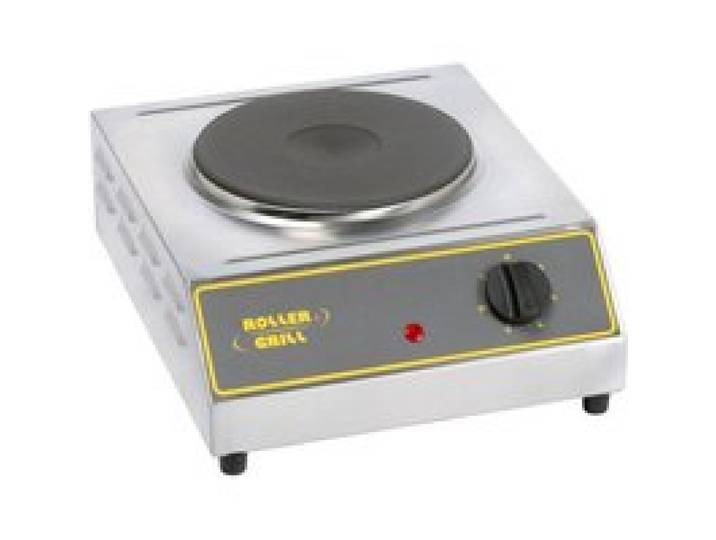 Réchaud électrique professionnel - ROLLER GRILL - 1 feu - Plaque fonte Ø230 mm - 2 kW - Inox