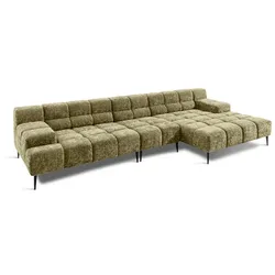 designwerk Ecksofa Liam Stoff Bronzo