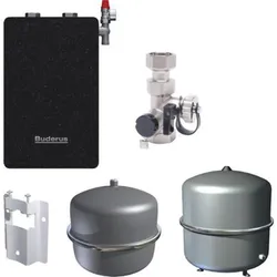 Buderus Logaplus MZ HW-Set GB192 mit HYC25, BU-H35, BU-H18 und Kappenventil