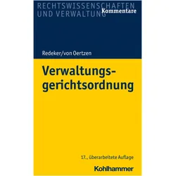 Verwaltungsgerichtsordnung, Fachbücher von Hans-Joachim von Oertzen, Martin Redeker, Peter Kothe, Helmuth von Nicolai, Konrad Redeker