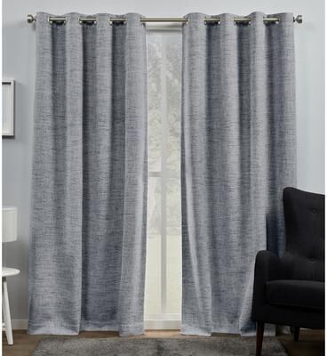 ATI Home Burke Complete Blackout Grommet Top Curtain Panel Pair