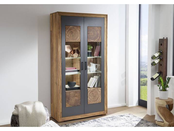 Vitrine 103x40 Palissandre teinté Brun TURIN #050