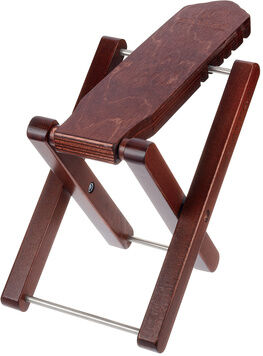 Ortega OWFS-1WR Wooden Foot Stool Wine Red