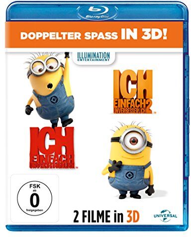 Pierre Coffin - Ich - Einfach unverbesserlich 1&2 [Blu-ray 3D] - Preis vom 01.10.2026 17:08:56 h