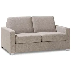 Schlafsofa Cleo Stoff Beige 130 cm