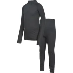 Trespass, Jungen, Funktionsunterhose, UNITE360 - Lange Unterwäsche-Set für Kinder (104), Schwarz